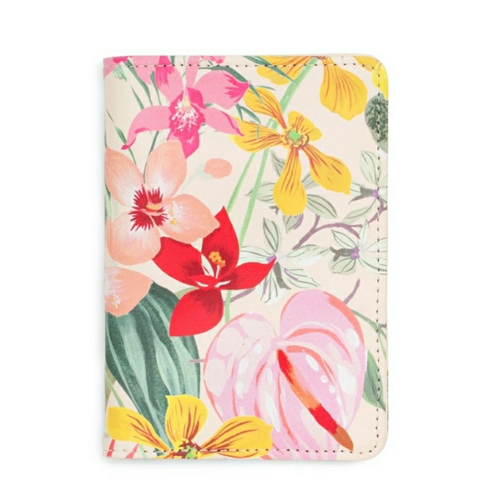 Passport Cover Wallet Floral